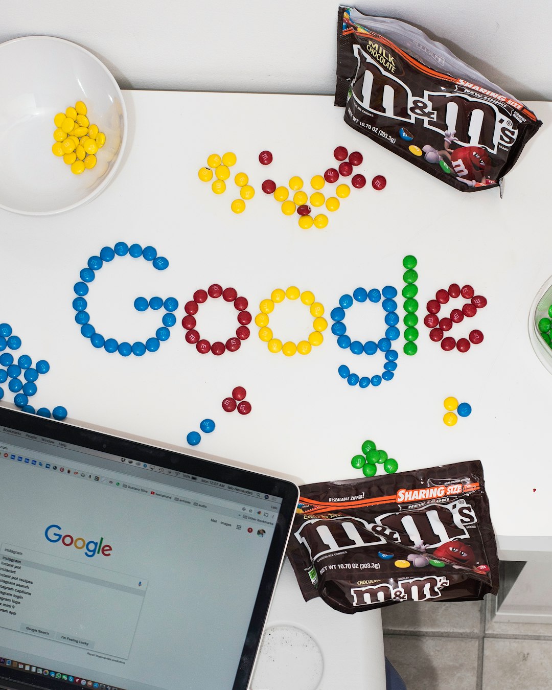 Google y M&M